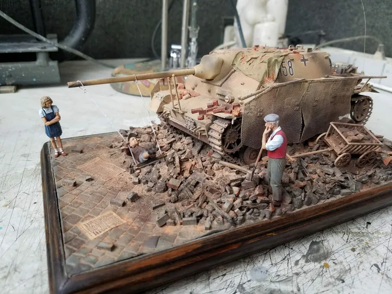 Масштабная модель «Военная диорама 1», масштаб 1:50