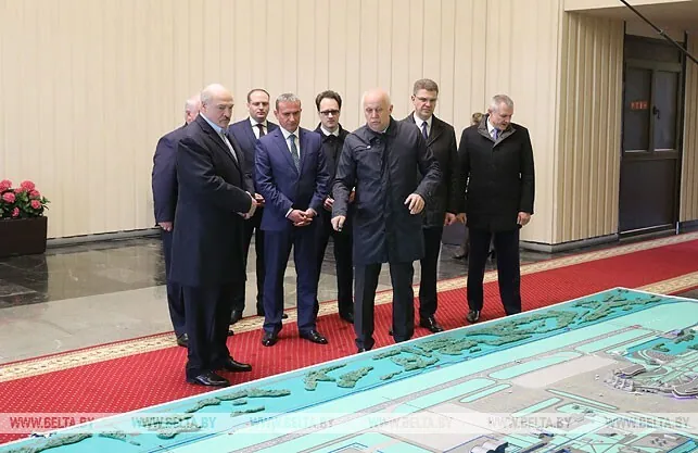 Градостроительный макет «Макет реконструкции национального аэропорта «Минск»», масштаб 1:1000