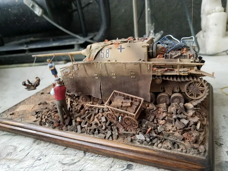 Масштабная модель «Военная диорама 1», масштаб 1:50