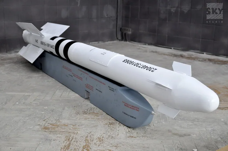 Масштабная модель «Проект для авиаремонтного завода (ракеты)», в транспортировочном кофре, фото 6